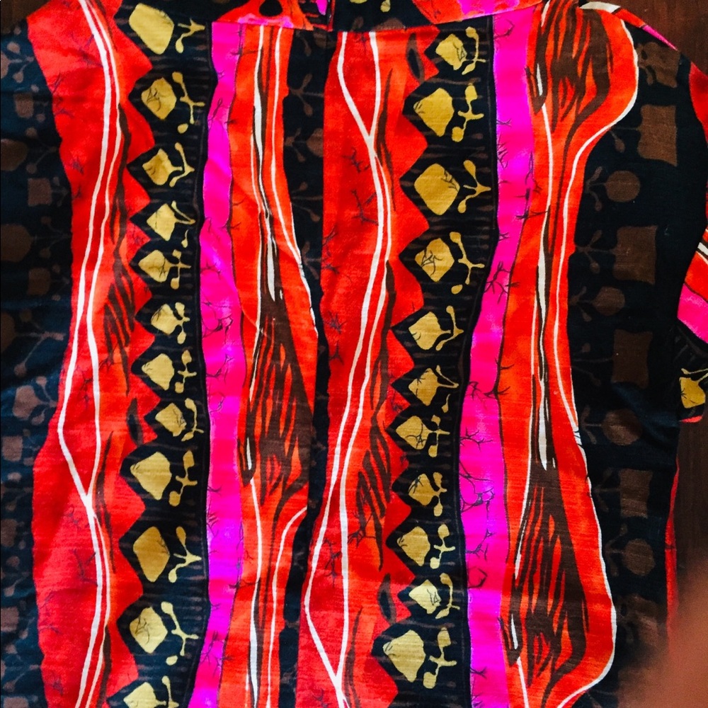 🌞🌛✨NWT Gorgeous Colorful Cotton Linen Dress!! - Picture 7 of 8